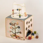 Ξύλινος Πολυκύβος Δραστηριοτήτων – Activity Cube - Image 2